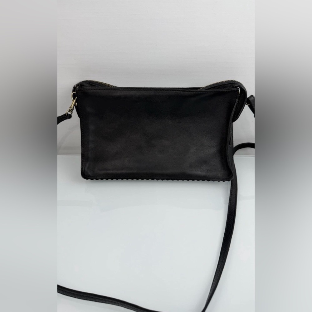 Jo Leather Handbag Bag Purse Crossbody Black
